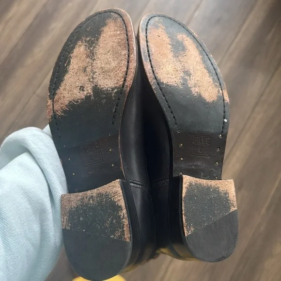 Frye Melissa Button Tall Leather black Boots - Picture 10 of 10